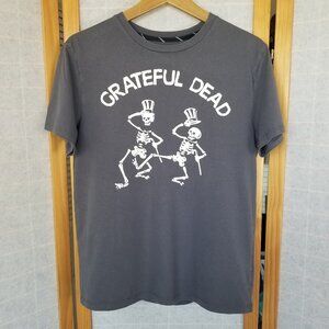 Grateful Dead T-Shirt Youth Teen Size XL/16 Gray Dancing Skeletons